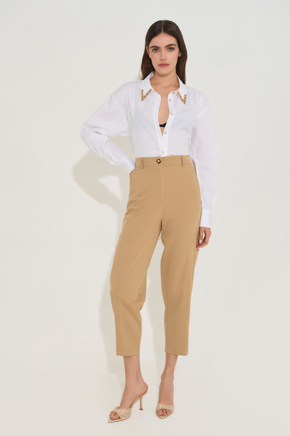 Dejavu Ψηλόμεσο barel παντελόνι Anerio