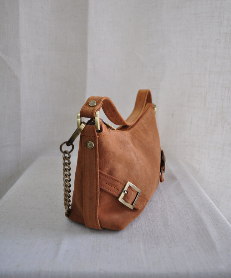 Bonendis Ralu Mini σε χρώμα Καραμέλας Σουέτ - Image 3