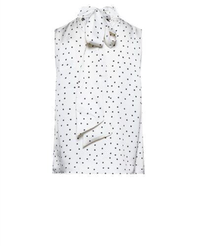 Silvian Heach Αμάνικο τοπ Πουά με δέσιμο Anerio