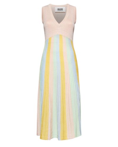 Silvian Heach Πλεκτό φόρεμα Lasore σε αποχρώσεις του ουράνιου τόξου Anerio
