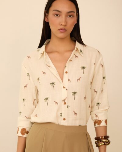 Meisie Πουκάμισο με τύπωμα Savannah Anerio