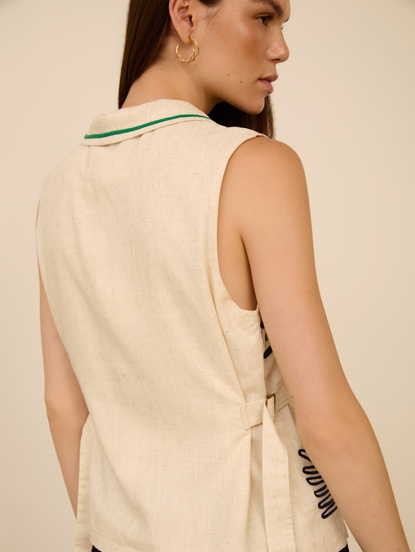 Meisie Γιλέκο με κέντημα "La Mer" - Image 6