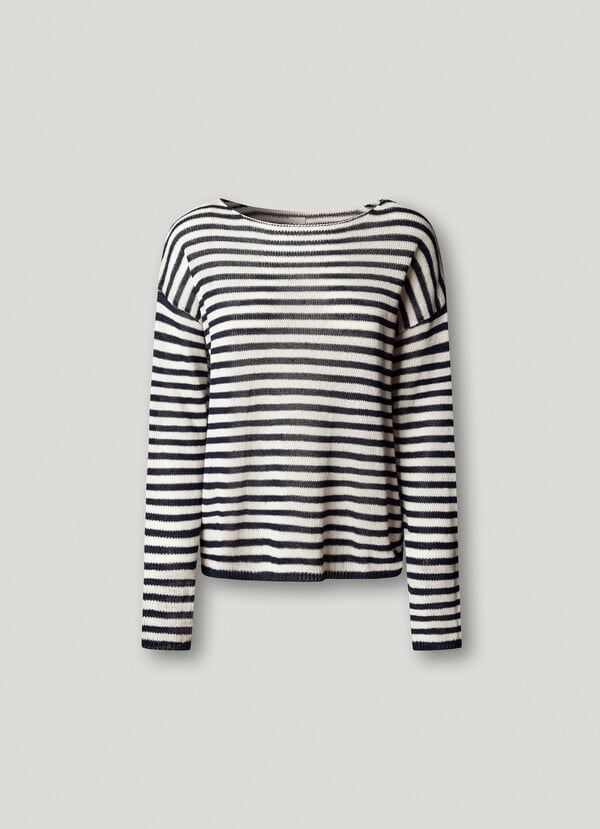 Pepe Jeans Μπλούζα KALUA μακρυμάνικη ρίγα PL7000119bl - Image 8