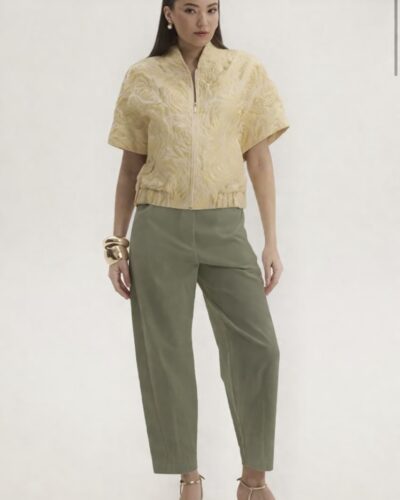 Innocent Παντελόνι Slouchy Χακί Anerio