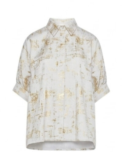 Silvian Heach Πουκάμισο με χρυσές λεπτομέρειες Silia Anerio