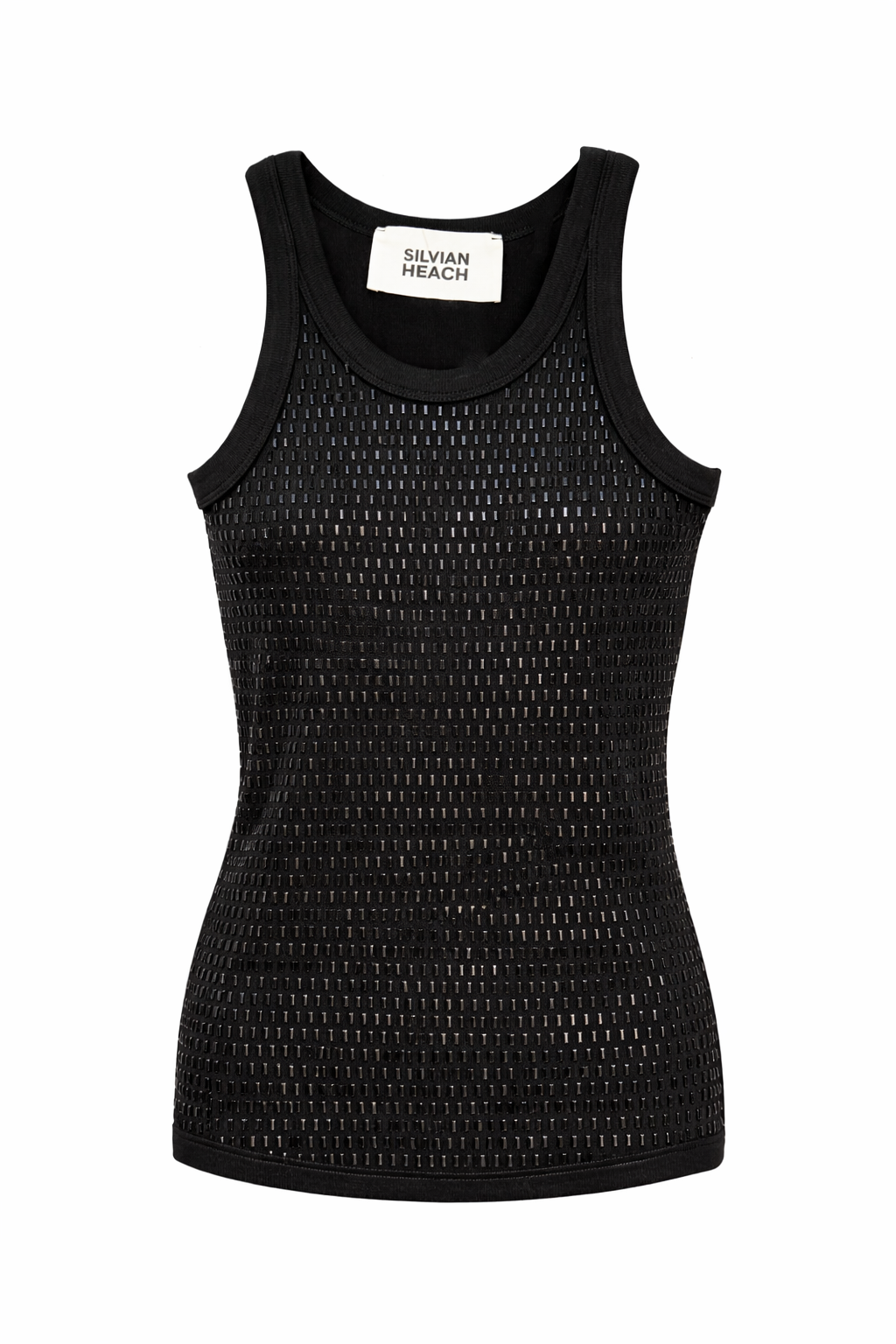 Silvian Heach Αμάνικη Μπλούζα Nyrin μαύρη Anerio