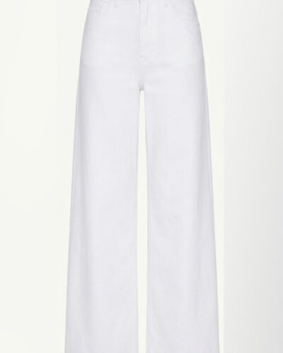 Silvian Heach Παντελόνι Τζιν ψηλόμεσο λευκό Regim Anerio