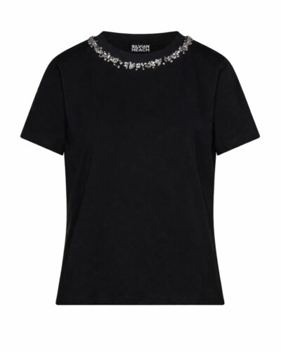 Silvian Heach κοντομάνικη Μπλούζα με λεπτομέρειες CHAIL Anerio