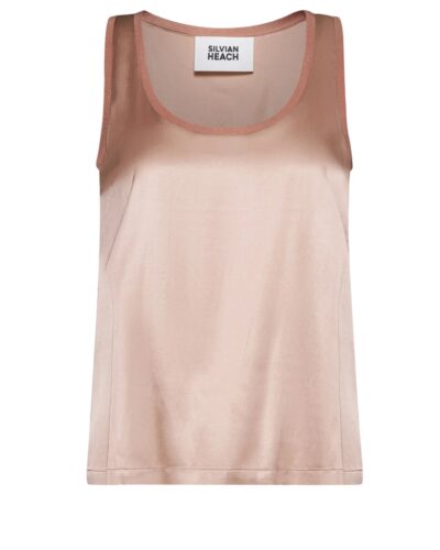 Silvian Heach Αμάνικο μπλουζάκι Gomos ροζ Anerio