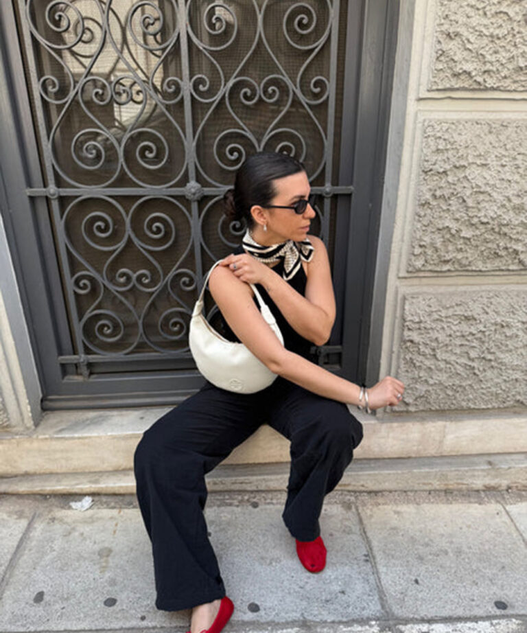 Bonendis Δερμάτινη τσάντα Ophelia Small Cream - Image 3