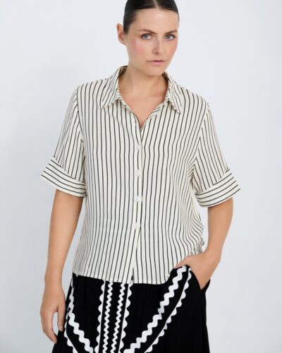 Skatie Πουκάμισο Ριγέ βισκόζη Anerio