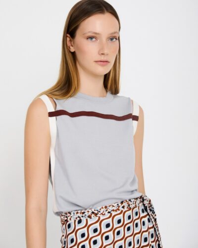 Skatie Νημάτινη Μπλούζα γαλάζια Anerio