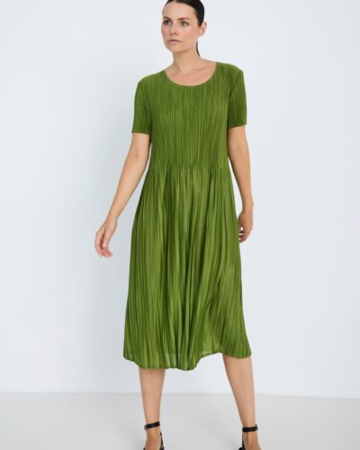 Skatie Φόρεμα πλισέ Πράσινο Anerio