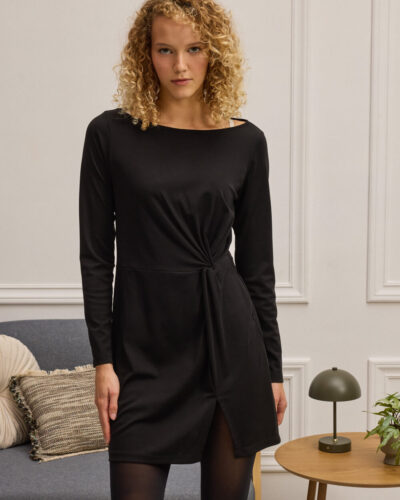 Namaste Φόρεμα μακρυμάνικο σχεδιαστικό Ennis Anerio