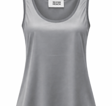 Silvian Heach Αμάνικο μπλουζάκι Gomos silver Anerio