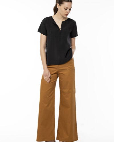 Bella P Παντελόνι wide leg καμπαρντινέ Anerio