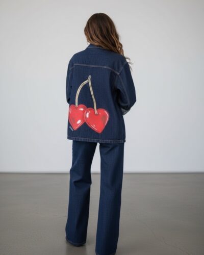 Sorena Denim Σετ με κερασάκια Jasetcherry Anerio