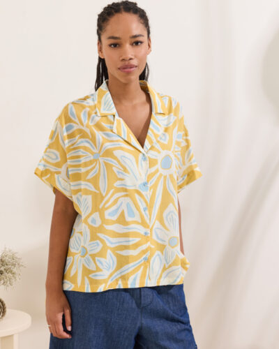 Namaste Πουκάμισο εμπριμέ oversize PONCE_1