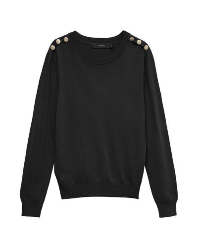 Vero Moda VMDORY Πλεκτή Μπλούζα με διακοσμητικά κουμπιά Anerio
