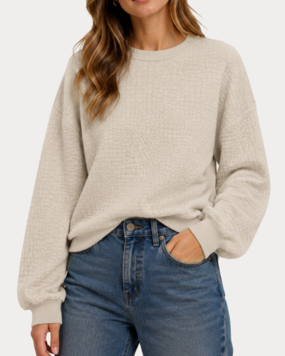 Vero Moda VMNANCY Πουλόβερ με ανάγλυφο μοτίβο Anerio
