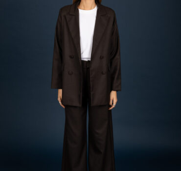 Chaton Σακάκι Ron oversize (Καφέ) Anerio